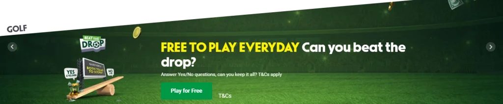 paddy power golf betting